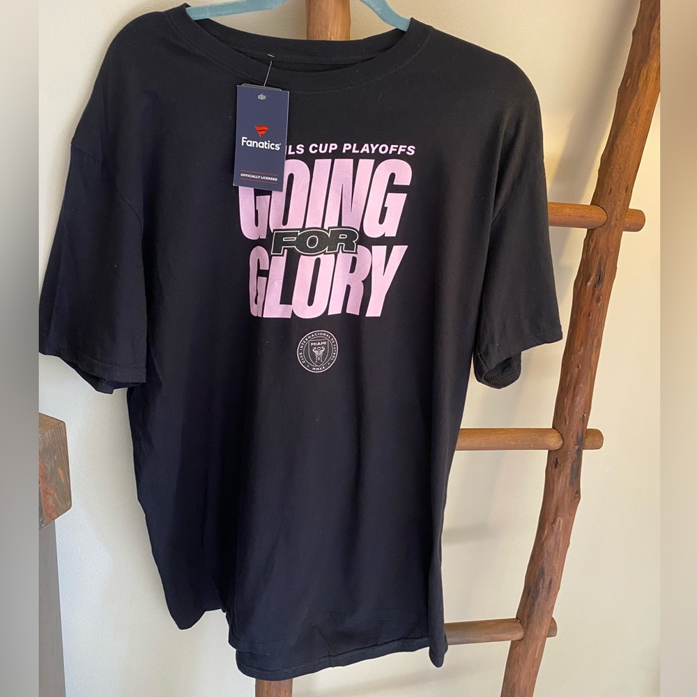 MLS INTER MIAMI CF XL TEE Going for Glory NEW
